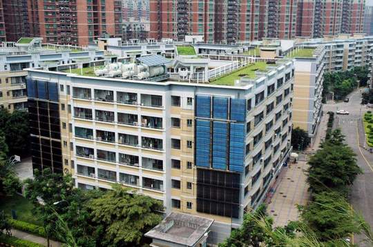 山東壁掛式太能小區案例