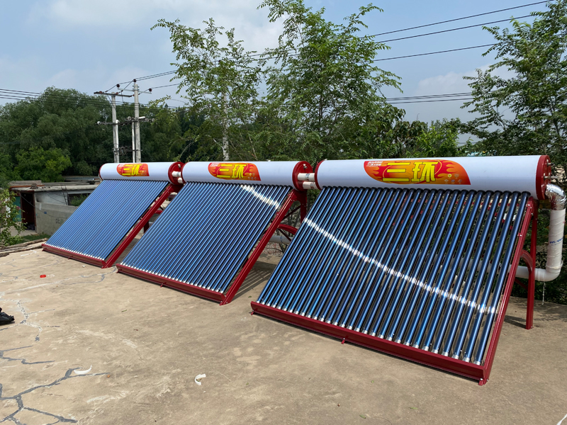 邢臺地區8000戶太陽能+電輔助采暖